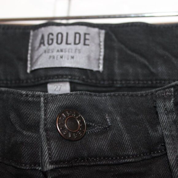 AGOLDE Sophie High Rise Skinny Crop in Harlow Destructed Size 27 - Picture 10 of 16